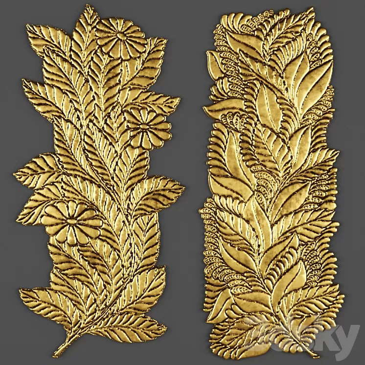 Stucco pattern. 3D Model Stucco pattern. 3D Model