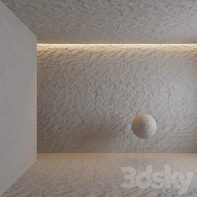 Stucco plaster 4 3D Model Stucco plaster 4 3D Model