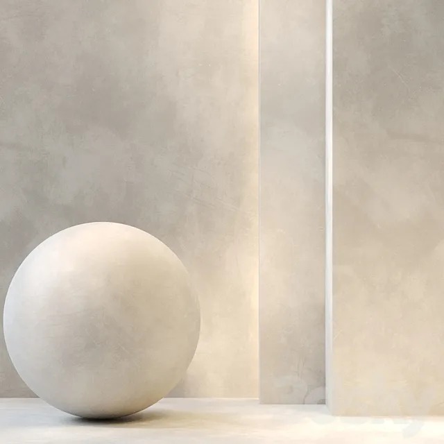 Stucco Textured Beige _ PBR _ Seamless _ 4k _ set04 3D Model Stucco Textured Beige _ PBR _ Seamless _ 4k _ set04 3D Model