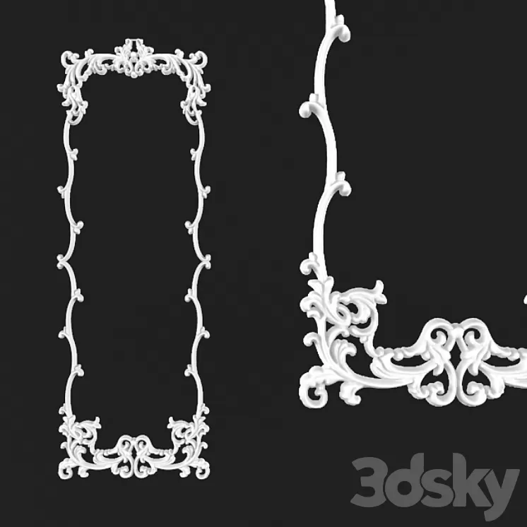 Stucco wall 3D Model Stucco wall 3D Model