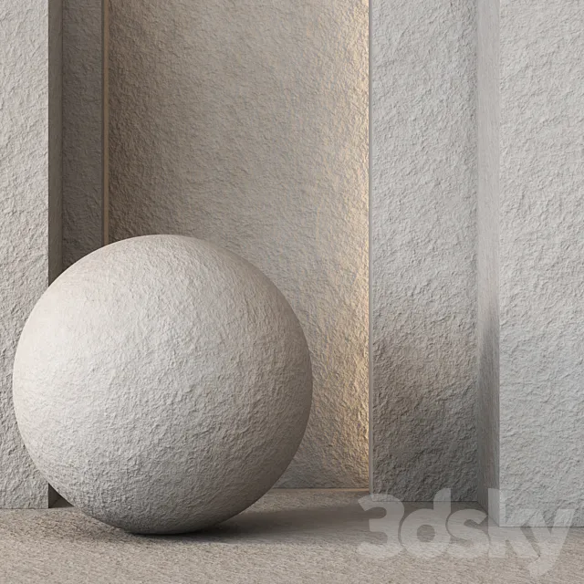 Stucco Wall Texture 4K – Seamless – 3 Color 3D Model Stucco Wall Texture 4K – Seamless – 3 Color 3D Model