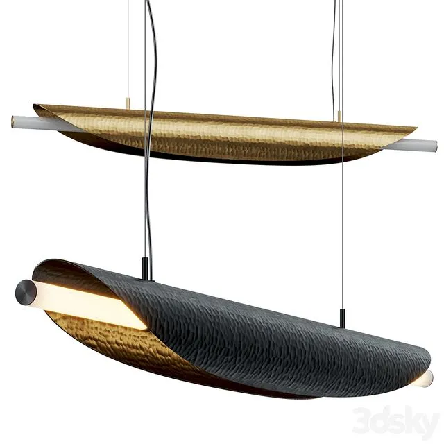 Studio Aristotelis Barakos Taco de Luz Pendant Lamp 3D Model Studio Aristotelis Barakos Taco de Luz Pendant Lamp 3D Model