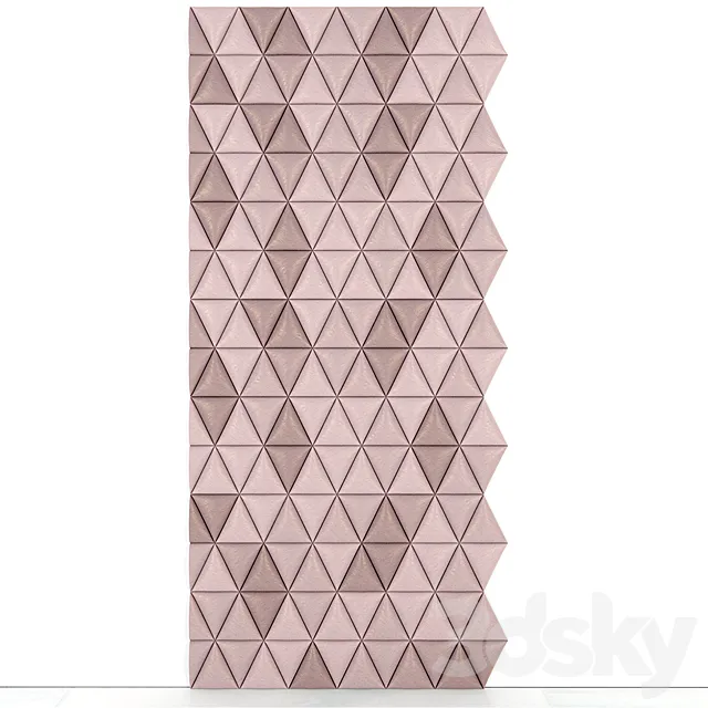 Studio art triagle shapes 3D Model Studio art triagle shapes 3D Model