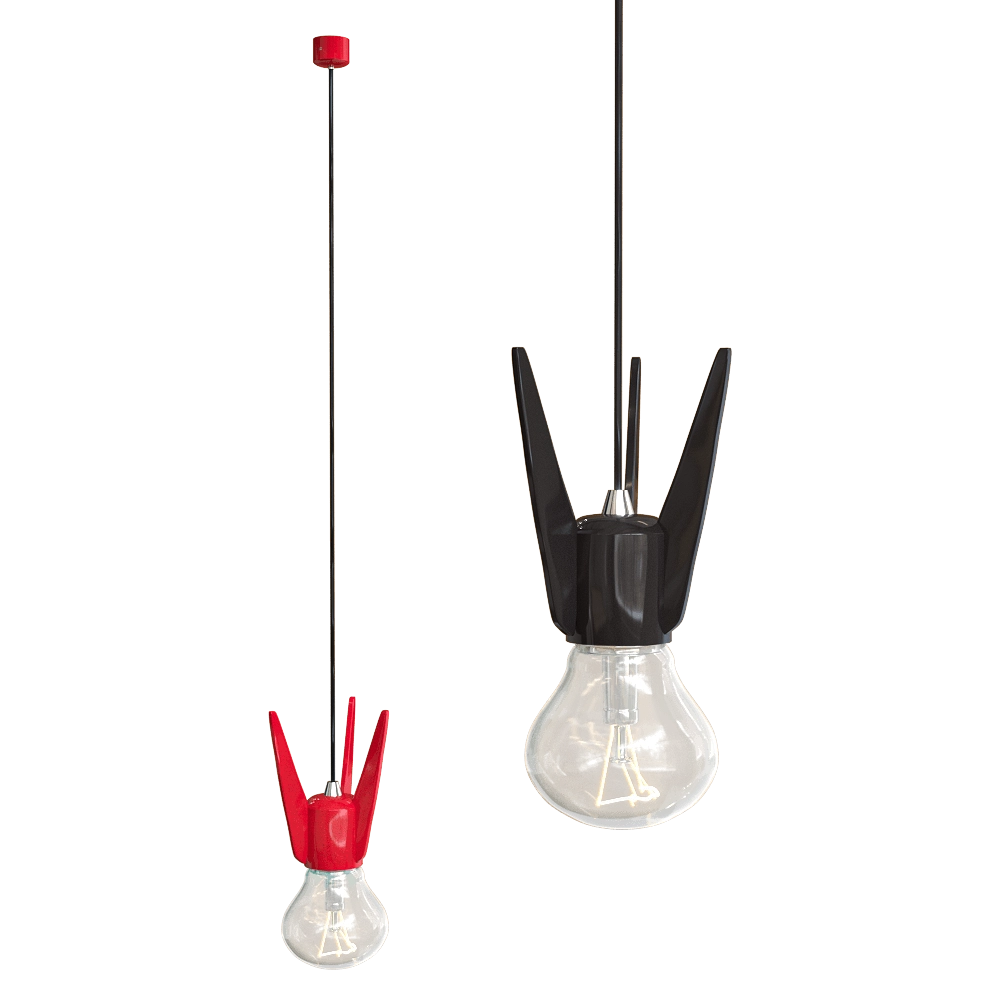Studio beam – Pendant lamp Edison’s rocket 3D Model