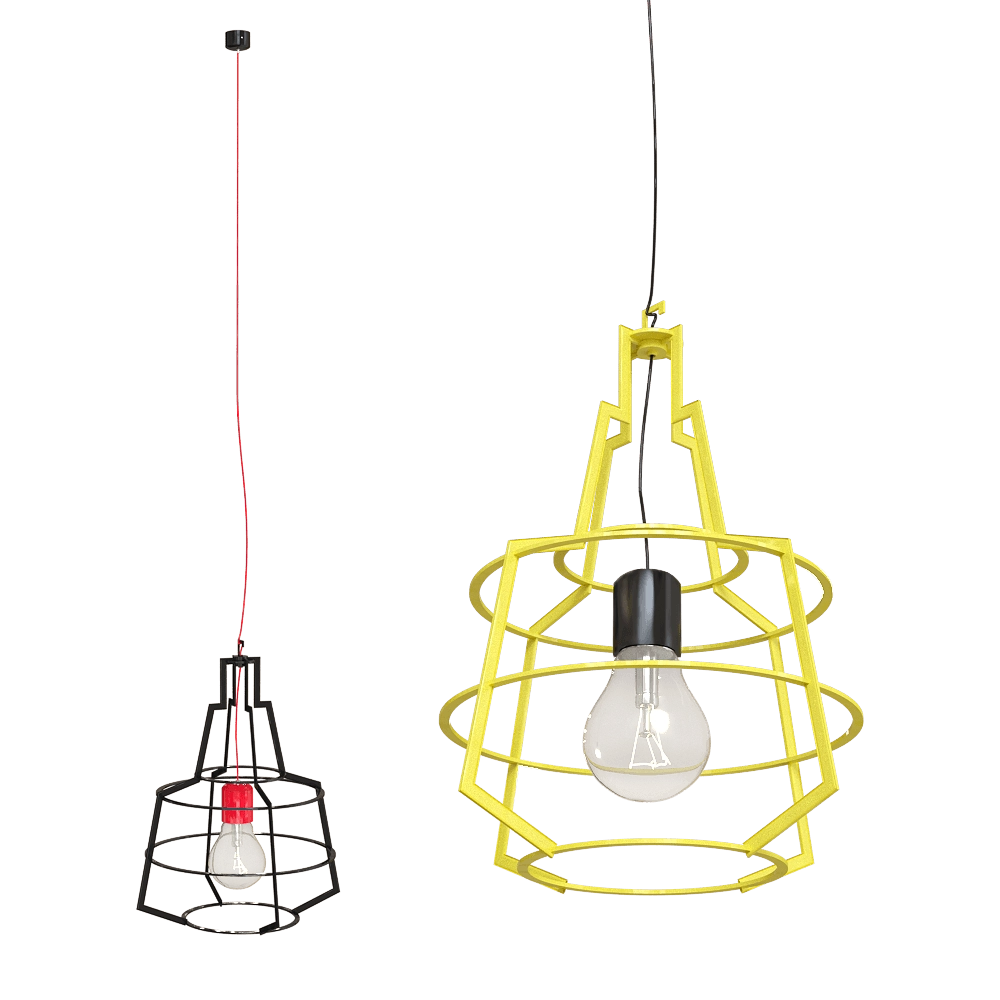 Studio beam – Pendant lamp Rufus 3D Model