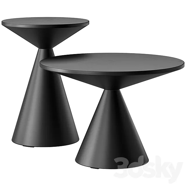 Studio Cone Coffee and Side Table 3D Model