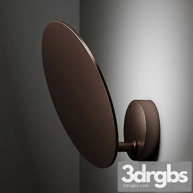 Studio design puzzle round wall sconce 3D Model Download