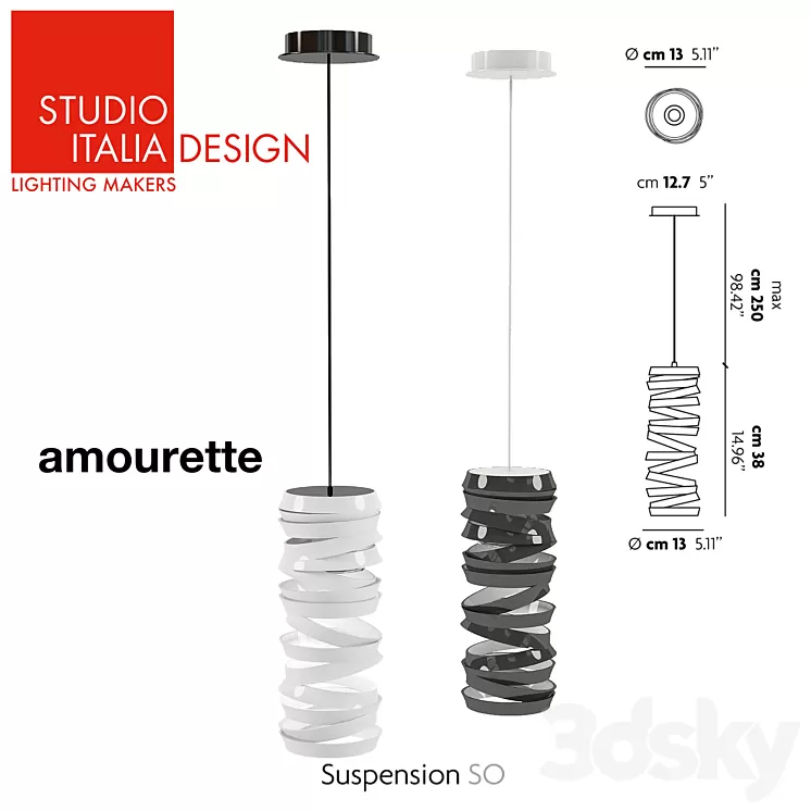 Studio Italia Design Amourette 3D Model