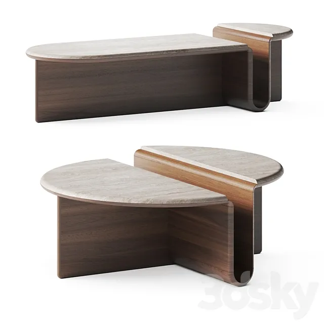 Studio Kali Kanyon Coffee Tables 3DModel
