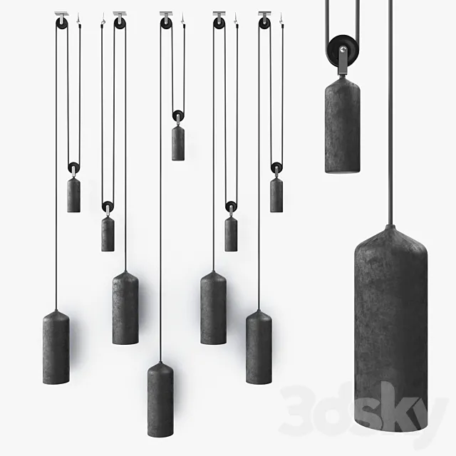 Studio WM – Porcelain lamp 3D Model Studio WM – Porcelain lamp 3D Model