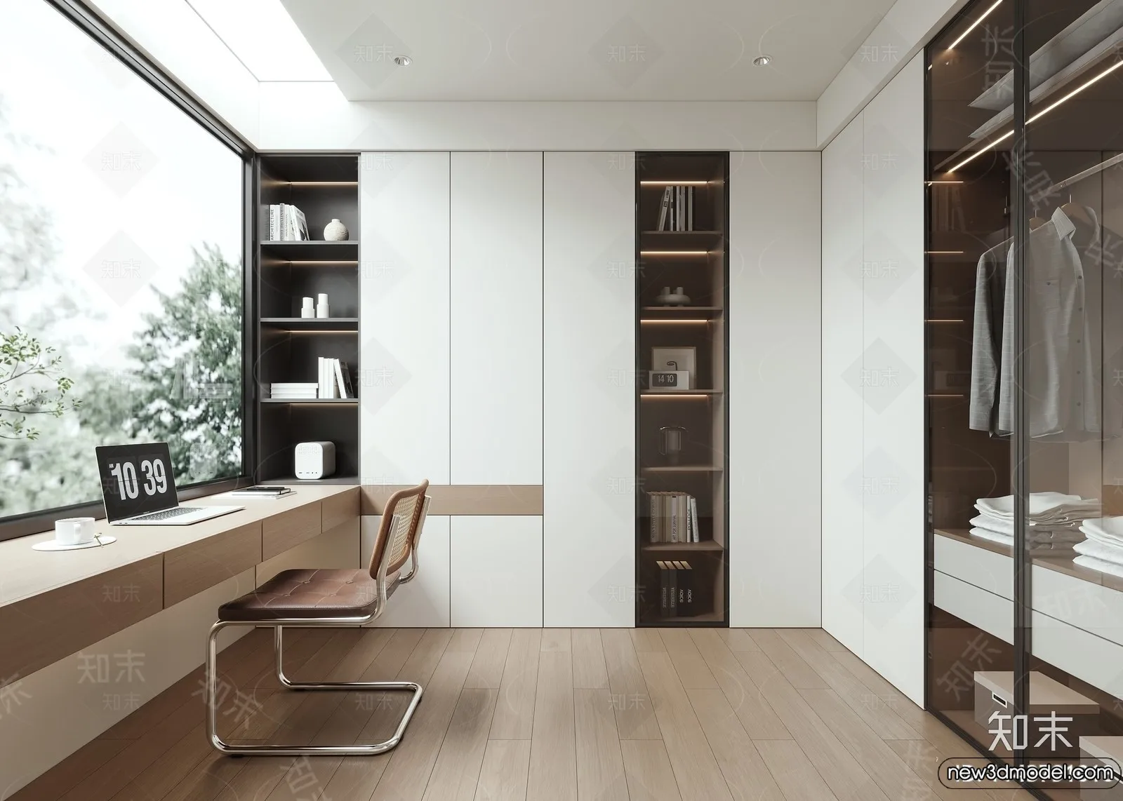 Study and Work Space – 3D Models – 3D Interior Scene – 066 Study and Work Space – 3D Models – 3D Interior Scene – 066