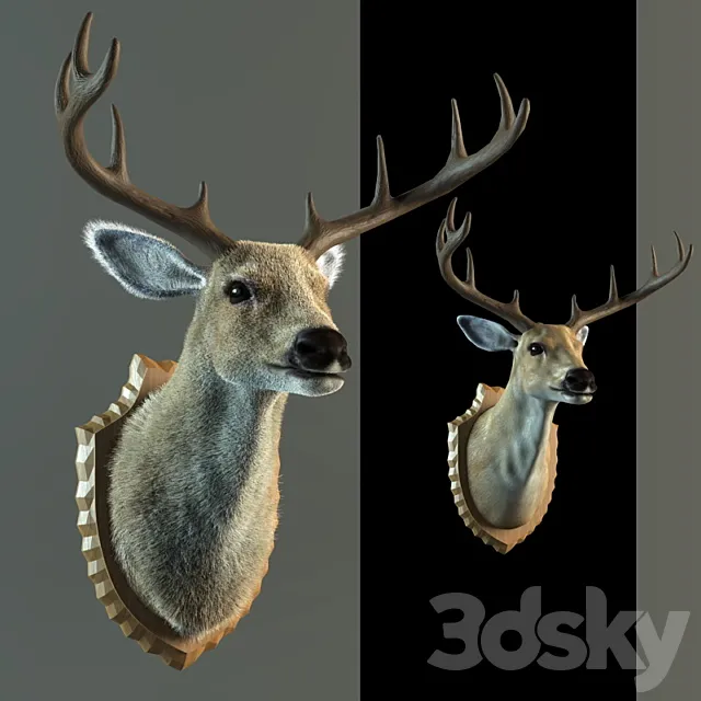 stuffed deer 3DModel stuffed deer 3DModel