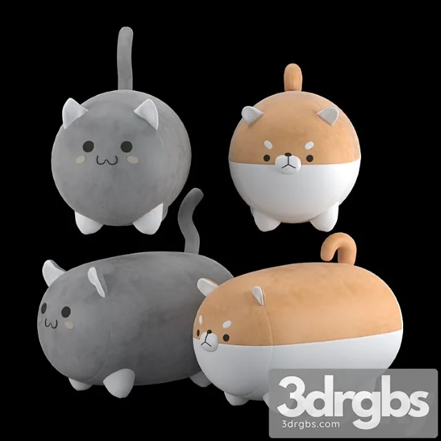 Stuffed Toys Cat and Dog Stuffed Toys Cat and Dog