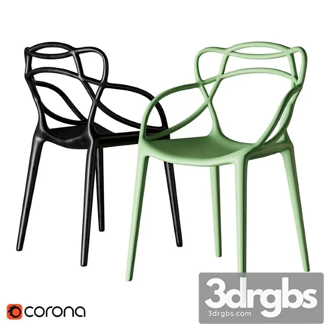 Stul Allegra Masters Stool Kartell 3D Model Download Stul Allegra Masters Stool Kartell 3D Model Download