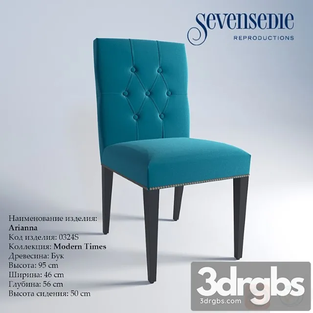 Stul Arianna Seven Sedie Modern Times 3D Model Download Stul Arianna Seven Sedie Modern Times 3D Model Download