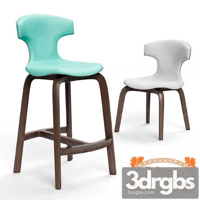 Stul Ia Poltrona Frau Montera 3D Model Download Stul Ia Poltrona Frau Montera 3D Model Download