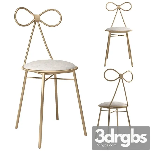 Stul Koket Gold 3D Model Download Stul Koket Gold 3D Model Download