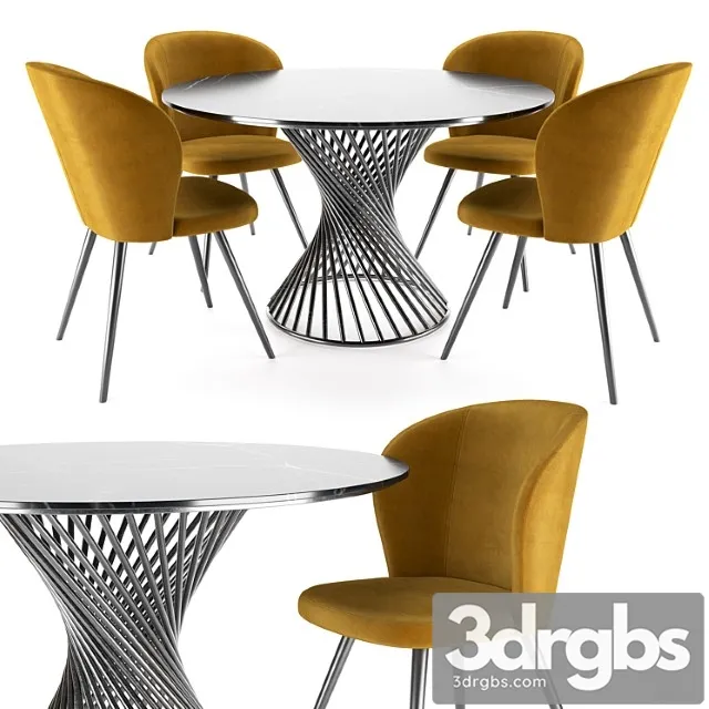 Stul Odri I Stol Tornado 3D Model Download