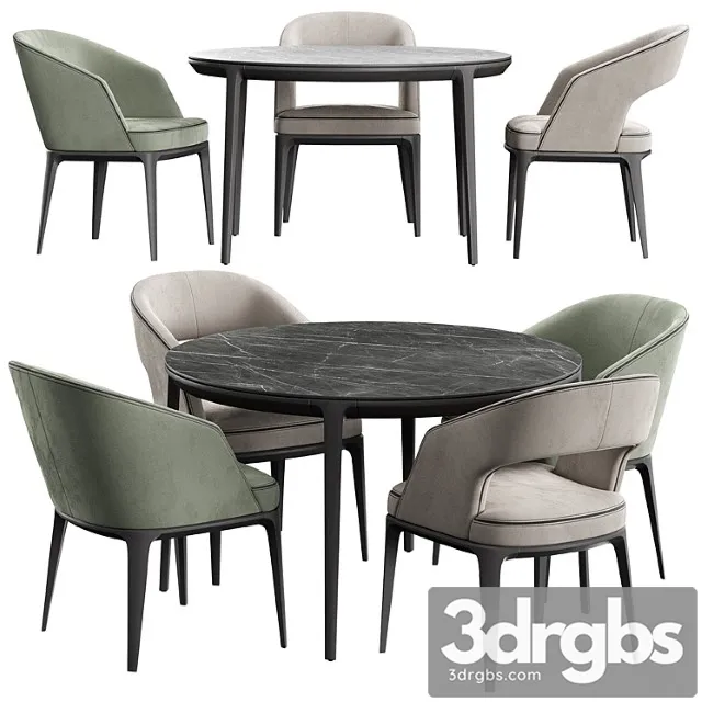 Stul Pace Loom Playground Modern Round Stol 3D Model Download