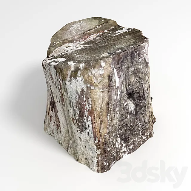 Stump 3D Model Stump 3D Model