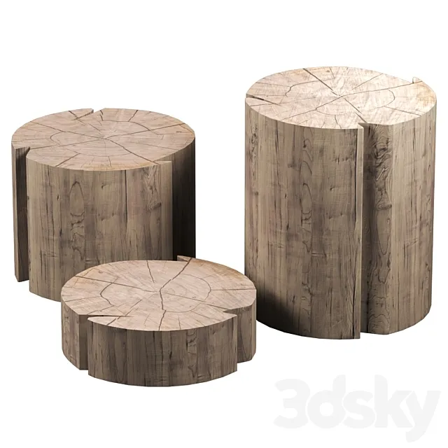 Stump tables 3DModel