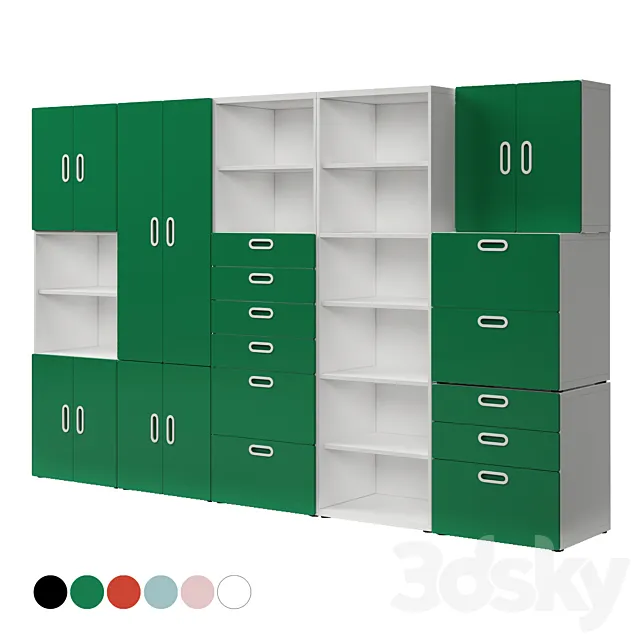 Stuva \ Fritids set 03 3D Model