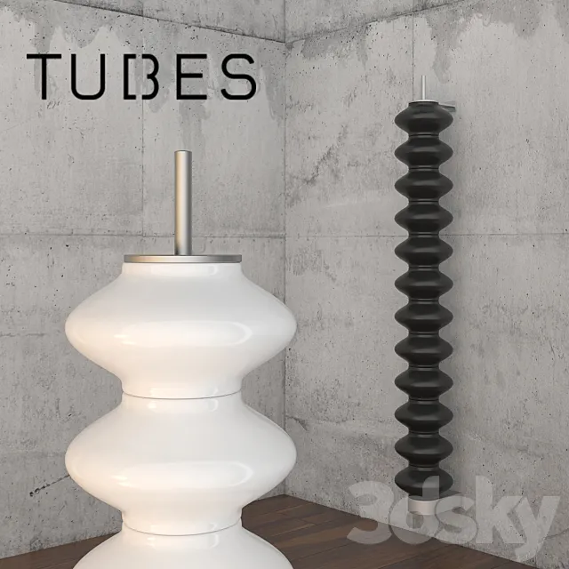 Stylish radiators Milano Tubes (Floor and pendant) 3D Model