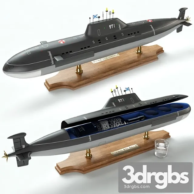 Submarine bar 3D Model Download