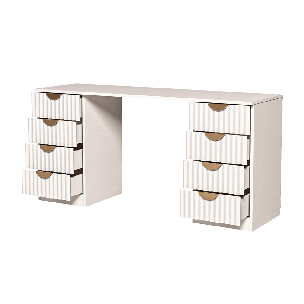Sufix – Desk (8 drawers)2 3D Model