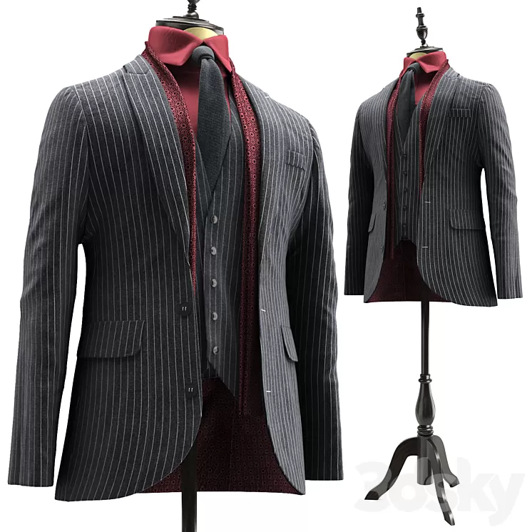 Suit canali 3D Model Suit canali 3D Model