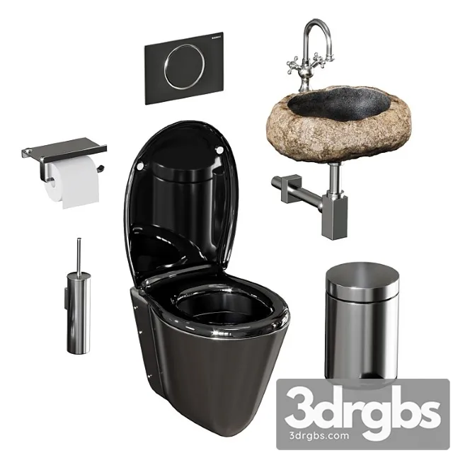 Suite For Bathroom V2 3D Model Download