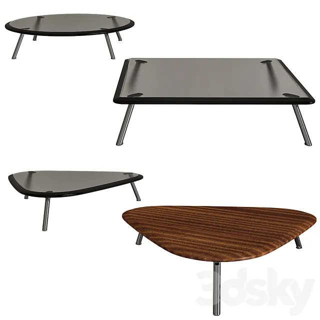 Sullivan Minotti coffee tables 3D Model Sullivan Minotti coffee tables 3D Model