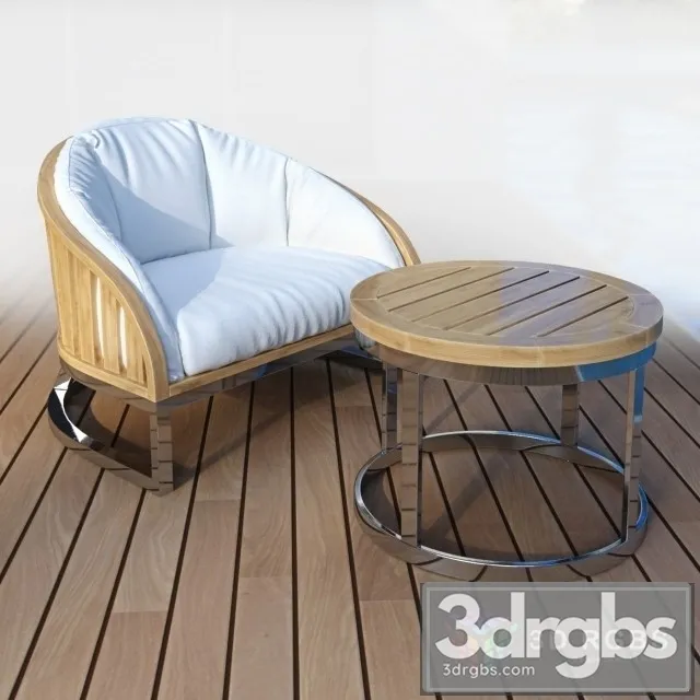 Sumit Furniture Outdoor Armchair 3D Model Download