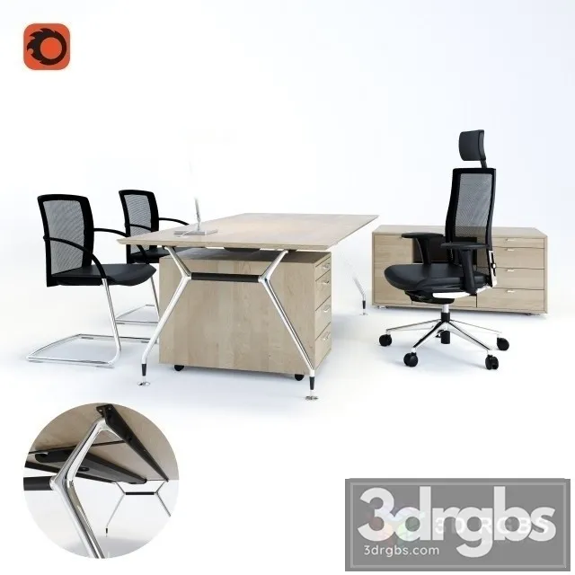 Summa Office Chair 3D Model Download