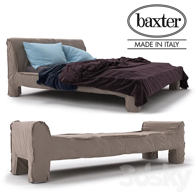 Summer Bed & Summer Bench | Baxter 3D Model