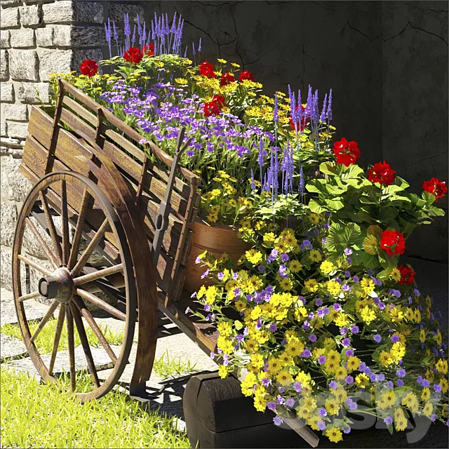 summer flower 3DModel summer flower 3DModel