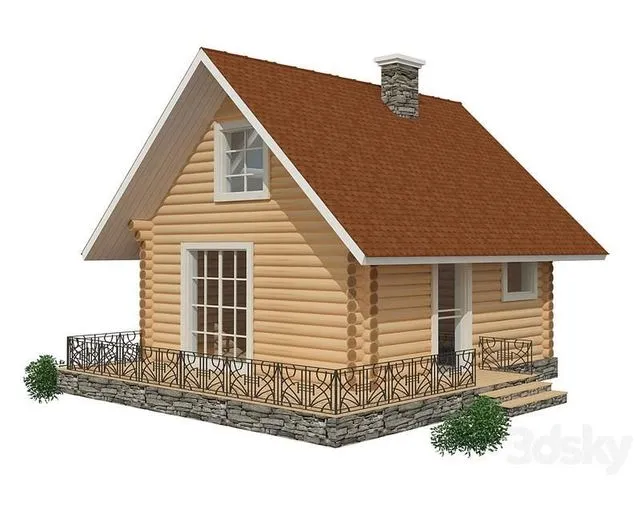 Summer house 3D Model Summer house 3D Model