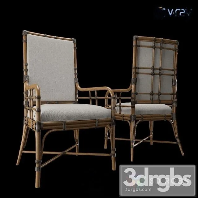 Summer Isle Upholstered Armchair 3D Model Download Summer Isle Upholstered Armchair 3D Model Download