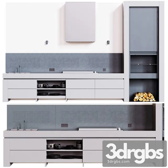 Summer Kitchen 2 3D Model Download Summer Kitchen 2 3D Model Download