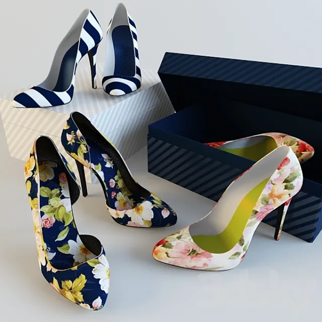 summer shoes 3DModel