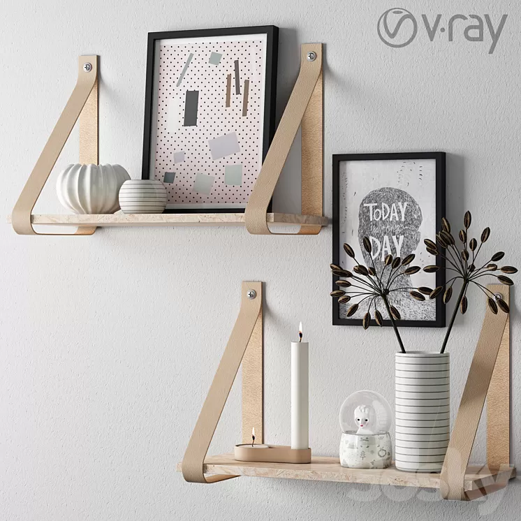 Summertime Decorative Set 3D Model