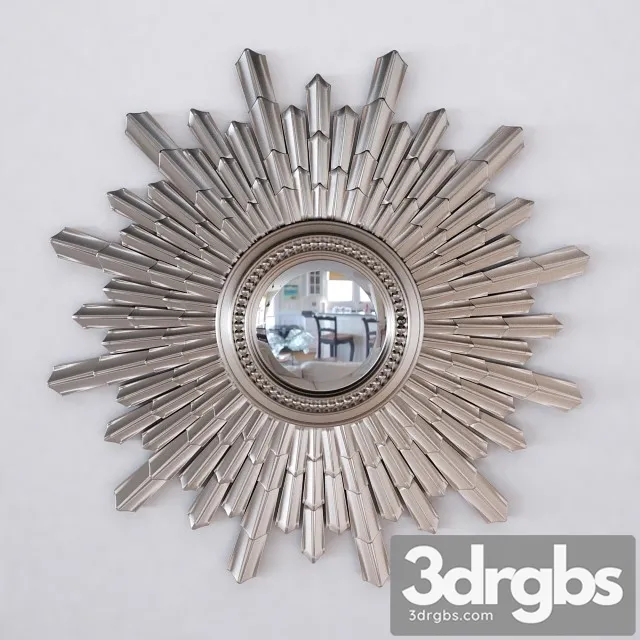 Sun Mirror Art L099 3D Model Download