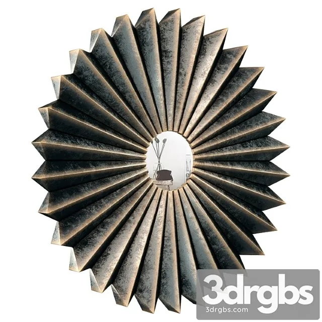 Sun Shaped Mirror Eichholtz Cosmos 112302 3D Model Download