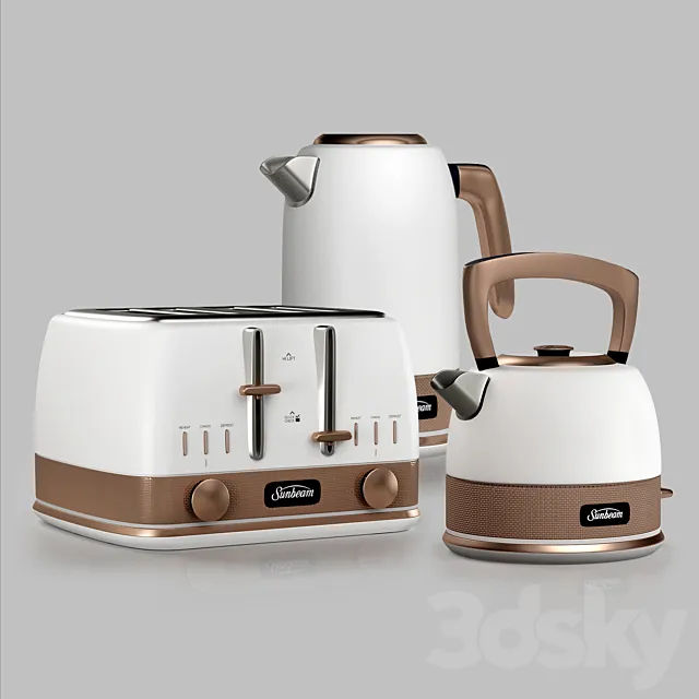 sunbeam classic bronze appliances 3DModel sunbeam classic bronze appliances 3DModel