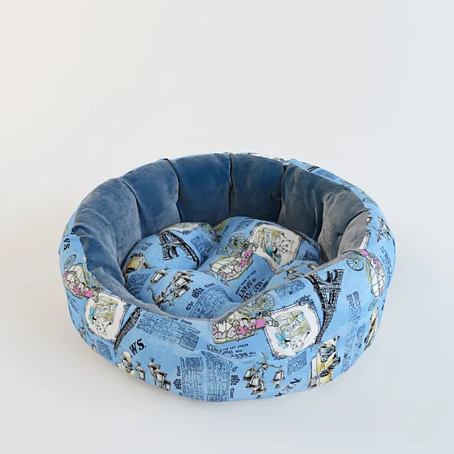 Sunbed for a pet 3D Model Sunbed for a pet 3D Model