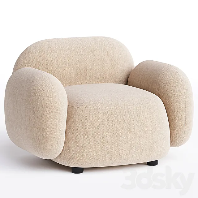 Sundae Armchair by Jason Ju 3D Model
