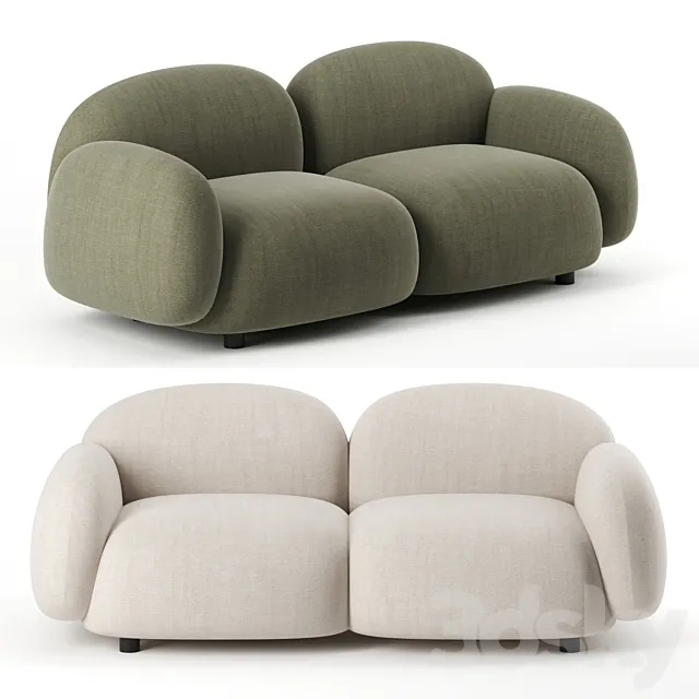 Sundae Lounges sofa by Design by Them 3DModel Sundae Lounges sofa by Design by Them 3DModel