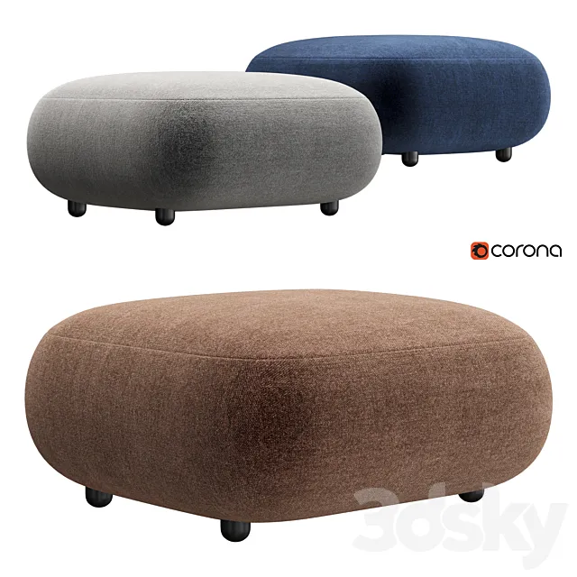 Sundae Ottoman | | Poof 3DModel Sundae Ottoman | | Poof 3DModel