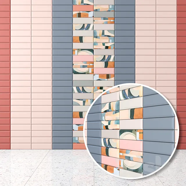 Sunset and Accord verge from Kerama Marazzi | one 3D Model Sunset and Accord verge from Kerama Marazzi | one 3D Model