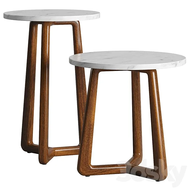 Sunset Coffee Tables by Exteta 3D Model Sunset Coffee Tables by Exteta 3D Model